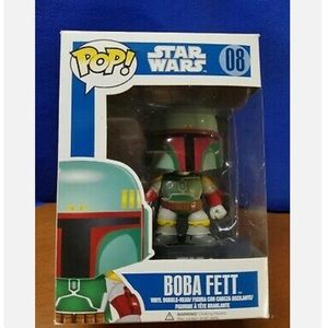 Boba Fett #08 Funko Pop blue box retired